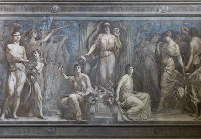 Komedi Alegorisi, detay by Gaetano Cresseri