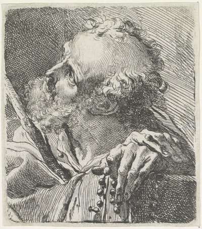 Tesbih ile Aziz Başkanı by Gaetano Gandolfi