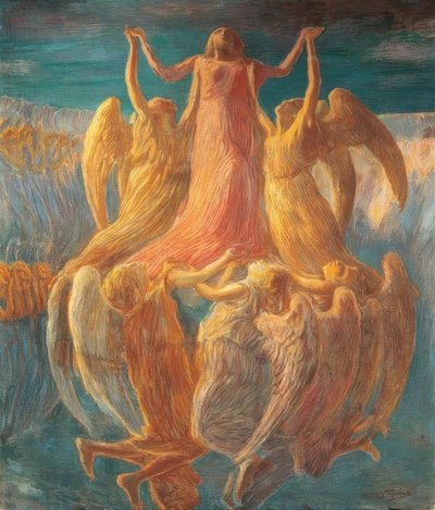 Varsayım, Gaetano Previati (1852–1920) tarafından. by Gaetano Previati