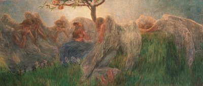 Annelik Anneliği, 1890-1891. by Gaetano Previati