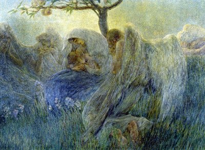Annelik, resim Gaetano Previati tarafından by Gaetano Previati