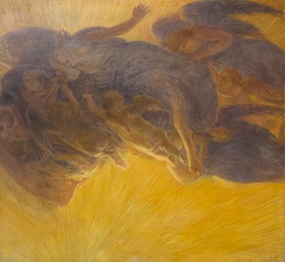 Işığın yaratılması, c. 1913, Gaetano Previati (tuval üzerine yağlı boya) by Gaetano Previati