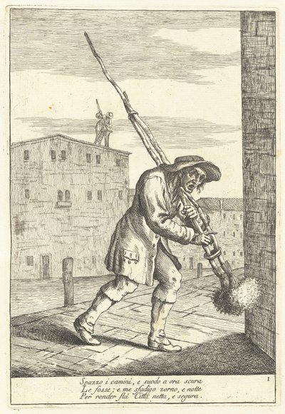 Scoa Camin (Baca Temizleme) by Gaetano Zompini