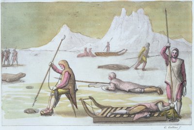 Buzda Beklerken, Fok Avından detay (ayrıca bkz. 109095) by Gallo Gallina