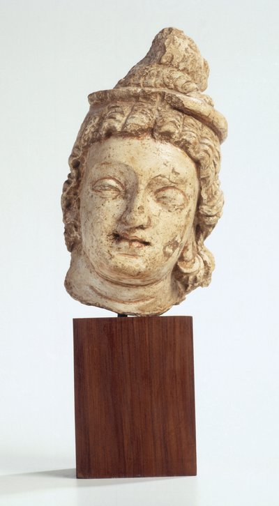 Bodhisattva, Kuşan hanedanı, 100-400 (sıva) by Gandhara School