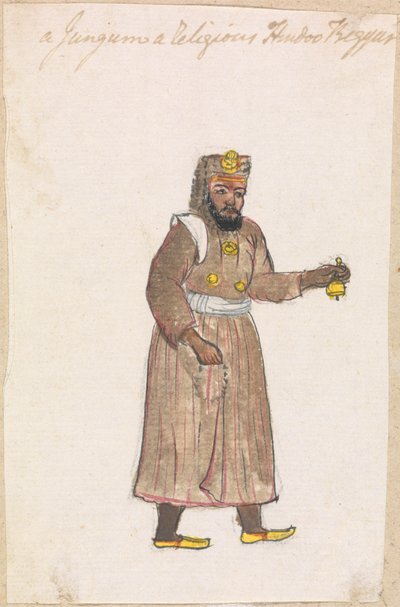 Bir Jungum, dindar bir Hindu Dilenci by Gangaram Chintaman Tambat