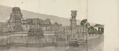 Kailasa'nın Dış Görünümü by Gangaram Chintaman Tambat