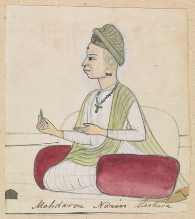 Mahdorou Narin Peşva by Gangaram Chintaman Tambat