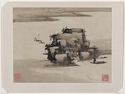 Parmak Boyama, on kişilik bir albümden by Gao Qipei