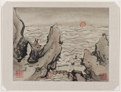 Parmak Boyama, on kişilik bir albümden by Gao Qipei