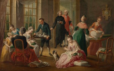 İkindi çayı İkindi atıştırmalığı, 1778. by Garemijn
