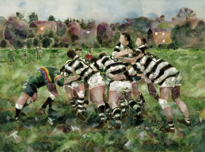 Bir Rugby Maçı, 1989 by Gareth Lloyd Ball