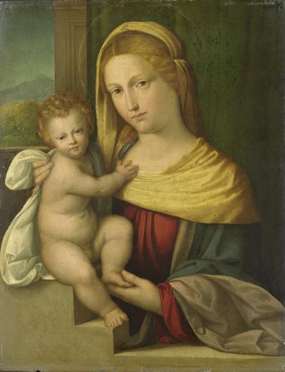 madonna ve çocuk by Garofalo
