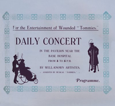 Bir Konser İlanı, 1917 by Garratt and Atkinson
