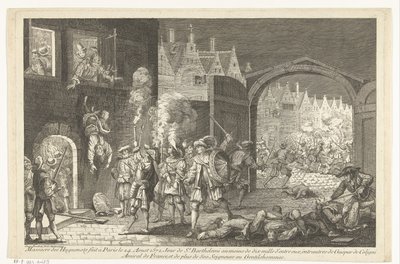 Bartholomeusnacht, 1572 by Gaspar Bouttats