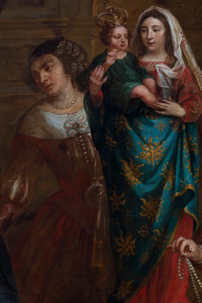 Mücevherlerini Halle'deki St. Martin Bazilikası'na veren İspanya Arşidüşes Isabella by Gaspar De Crayer