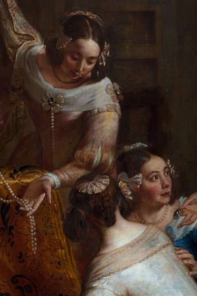 Mücevherlerini Halle'deki St. Martin Bazilikası'na veren İspanya Arşidüşes Isabella by Gaspar De Crayer