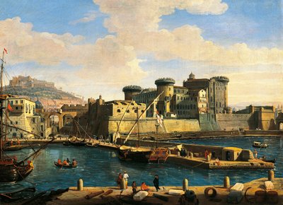 Napoli sınırlarındaki Rıhtımlar by Gaspar van Wittel