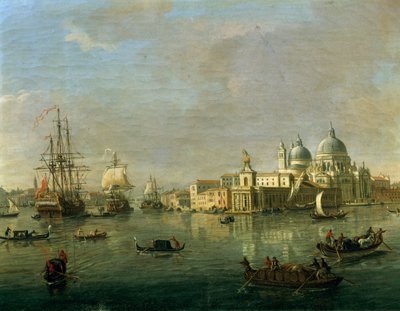 Giudecca ve Gümrük Binası ile Venedik manzarası, Gaspar van Wittel (1652 veya 1653-1736), tuval üzerine yağlı boya, 27x42 cm, detay by Gaspar van Wittel