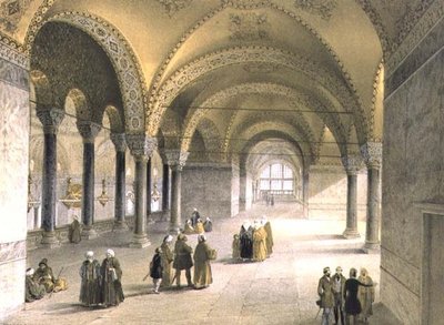 Ayasofya, levha 13: Louis Haghe (1806-85) tarafından oyulmuş Galeri