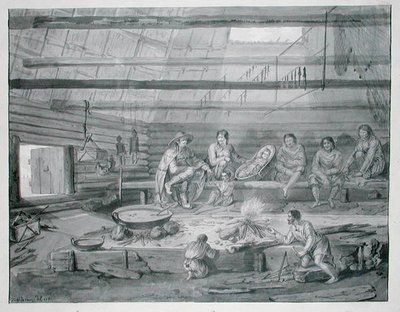 Doğu Tataristan kıyısındaki Baie de Castries sakinlerinin kostümleri by Gaspard Duche de Vancy