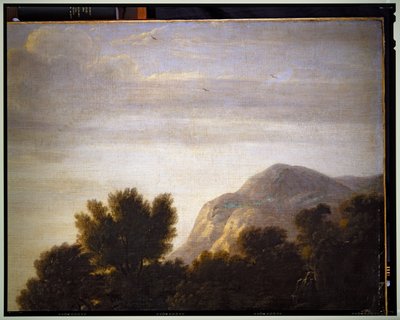 İtalyan Manzarası, detay, tarihsiz by Gaspard Poussin Dughet