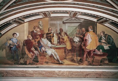 Accademia del Cimento'da Ferdinando II de' Medici'nin huzurunda deney by Gaspero Martellini
