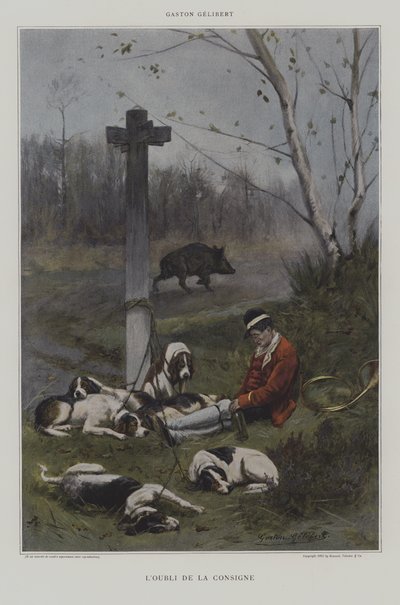 LOubli de la Consigne (Talimatların Unutulması) by Gaston Gelibert