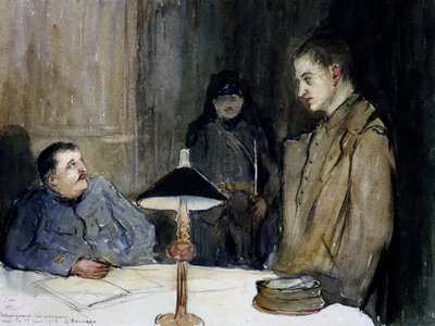 Alman mahkumun sorgusu by Gaston Hippolyte Boucart