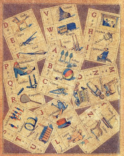 ABC des joujoux veya Alphabet des petits'in 4. kapağı by Gaston Quenioux