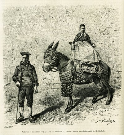 Andorra ve Andora. Gaston Vuillier