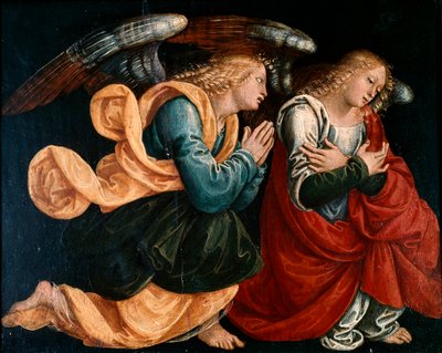 Dua eden melekler, Gaudenzio Ferrari (yaklaşık 1470-1546) by Gaudenzio Ferrari