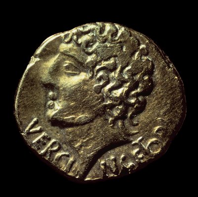 Galya altın statere (Arvernes), MÖ 52