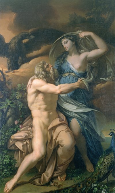 Juno ve Jüpiter by Gavin Hamilton