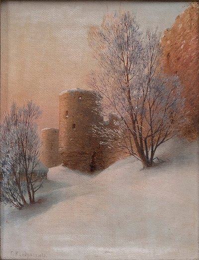 Koporye Kalesi by Gavril Pavlovich Kondratenko