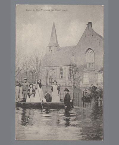 13 Mart 1906'da Oud-Vossemeer'de felaket by Gebroeders van Straaten