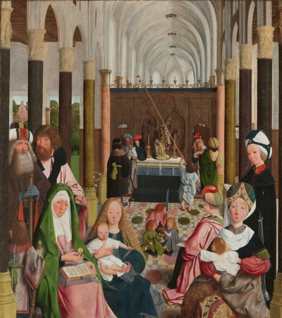 Kutsal Akrabalık by Geertgen tot Sint Jans (workshop of)