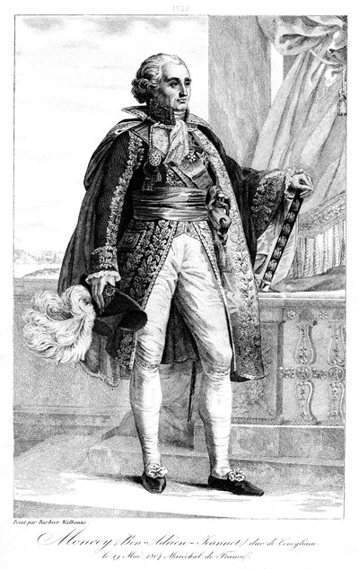 Bon Adrien Jeannot de Moncey 1754-1842, Fransa Mareşali, 1839. by Geille