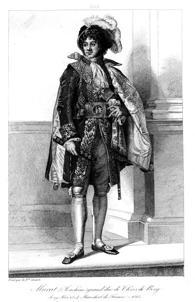 Joachim Murat 1767-1815, Fransa Mareşali, 1839. by Geille