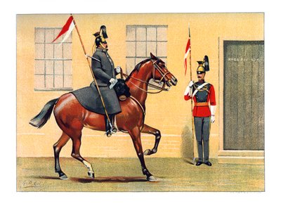 16. Queens Lancers, c1890. by Geoffrey Douglas Giles