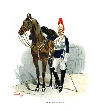 At Muhafızları, c1890. by Geoffrey Douglas Giles