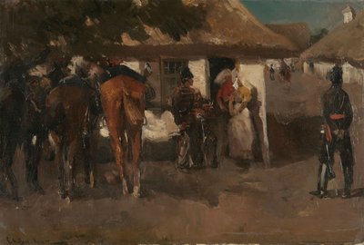 Birliklerin Barınması by Georg-Hendrik Breitner