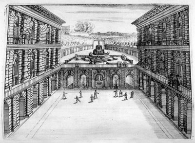 Şato ve bahçe tasarımı, 1664 by Georg Andreas Bockler