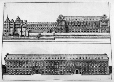 Şato tasarımı, 1664 by Georg Andreas Bockler