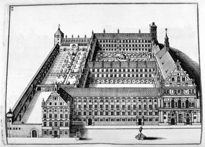 Şato tasarımı, 1664 by Georg Andreas Bockler