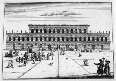 Şato tasarımı, 1664 by Georg Andreas Bockler