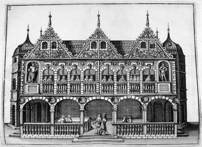 Şato tasarımı, 1664 by Georg Andreas Bockler