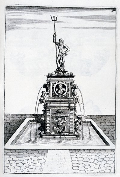 Çeşme tasarımı, 1664 by Georg Andreas Bockler