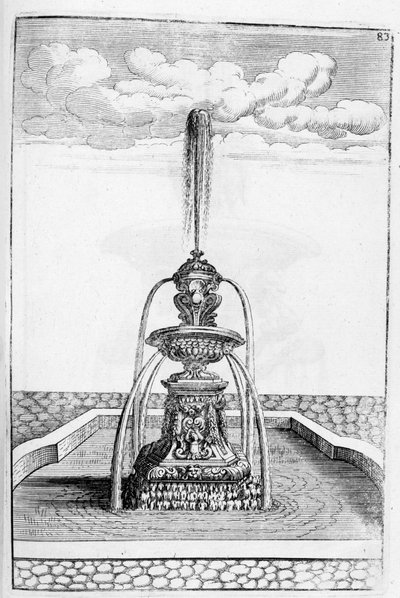 Çeşme tasarımı, 1664 by Georg Andreas Bockler