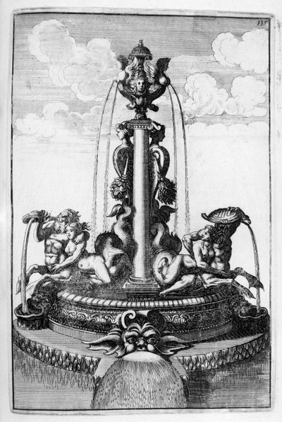 Çeşme tasarımı, 1664 by Georg Andreas Bockler